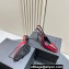 Saint Laurent Heel 5cm/9cm/11cm avenue slingback pumps in patent leather 756062 Red 2024