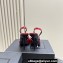 Saint Laurent Heel 5cm/9cm/11cm avenue slingback pumps in patent leather 756062 Red 2024