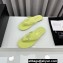 Chanel Crystal CC Logo Thongs G45716 Velvet Green 2024
