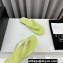 Chanel Crystal CC Logo Thongs G45716 Velvet Green 2024