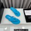 Chanel Crystal CC Logo Thongs G45716 Velvet Blue 2024