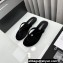 Chanel Crystal CC Logo Thongs G45716 Velvet Black 2024