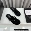 Chanel Crystal CC Logo Thongs G45716 Velvet Black 2024