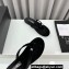 Chanel Crystal CC Logo Thongs G45716 Velvet Black 2024