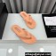 Chanel Crystal CC Logo Thongs G45716 Velvet Lobster Pink 2024