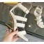 Fendi First leather high-heeled 10cm sandals White 2024