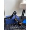 Aquazzura Heel 10cm The Spy Pumps In Mesh/Suede Leather Black 2024