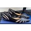 Aquazzura Heel 10cm The Spy Flats In Mesh/Python Leather Black 2024