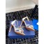 Aquazzura Heel 10cm Crystal Margarita embellished sandals Silver 2024