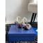 Aquazzura Heel 10cm Crystal Margarita embellished sandals Silver 2024