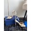 Aquazzura Heel 10cm Crystal Margarita embellished sandals Satin White 2024
