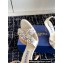Aquazzura Heel 10cm Crystal Margarita embellished sandals Satin White 2024