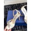 Aquazzura Heel 10cm Crystal Margarita embellished sandals Satin White 2024