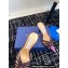 Aquazzura Heel 10cm Flow Mules Purple 2024