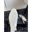 Chanel Lambskin & Grosgrain Slingbacks G45689 White/Black 2024