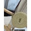 Saint Laurent round bag in raffia and vegetable-tanned leather 744292 Beige 2024