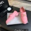 Chanel Calfskin & Metal CC Logo Moccasins G45663 Pink 2024