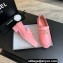 Chanel Calfskin & Metal CC Logo Moccasins G45663 Pink 2024