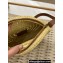Saint Laurent round bag in raffia and vegetable-tanned leather 744292 Beige 2024