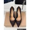 Gianvito Rossi Heel 10cm RANIA Pumps in Mesh Black with Pink Crystals 2024