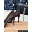 Gianvito Rossi Heel 10cm RANIA Pumps in Mesh Black with Pink Crystals 2024