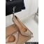 Gianvito Rossi Heel 10cm RANIA Pumps in Mesh Nude with Crystals 2024