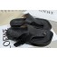 Loewe Ease toe post Women/Men sandals in goatskin Black 2024