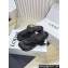 Loewe Ease toe post Women/Men sandals in goatskin Black 2024