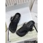 Loewe Ease toe post Women/Men sandals in goatskin Black 2024