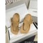 Loewe Ease toe post Women/Men sandals in goatskin Apricot 2024
