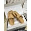 Loewe Ease toe post Women/Men sandals in goatskin Apricot 2024