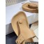 Loewe Ease toe post Women/Men sandals in goatskin Apricot 2024