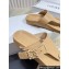 Loewe Ease toe post Women/Men sandals in goatskin Apricot 2024