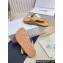 Loewe Ease toe post Women/Men sandals in goatskin Apricot 2024