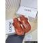 Loewe Ease toe post Women/Men sandals in goatskin Tan 2024
