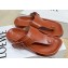Loewe Ease toe post Women/Men sandals in goatskin Tan 2024
