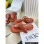 Loewe Ease toe post Women/Men sandals in goatskin Tan 2024