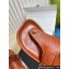 Loewe Ease toe post Women/Men sandals in goatskin Tan 2024