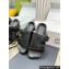Loewe Ease Women/Men slides in goatskin Black 2024
