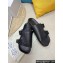 Loewe Ease Women/Men slides in goatskin Black 2024