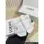 Loewe Ease Women/Men slides in goatskin White 2024