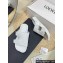 Loewe Ease Women/Men slides in goatskin White 2024