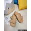 Loewe Ease Women/Men slides in goatskin Apricot 2024