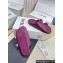 Loewe Ease Women/Men slides in goatskin Purple 2024
