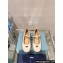 Prada Patent leather ballerinas with strap and logo-engraved metal buckle 1F567N Creamy 2024