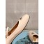 Prada Patent leather ballerinas with strap and logo-engraved metal buckle 1F567N Creamy 2024