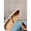 Prada Patent leather ballerinas with strap and logo-engraved metal buckle 1F567N Creamy 2024