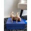 Aquazzura Heel 10cm Love Affair Pumps in Patent Leather Beige 2024