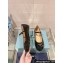 Prada Patent leather ballerinas with strap and logo-engraved metal buckle 1F567N Black 2024