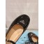 Prada Patent leather ballerinas with strap and logo-engraved metal buckle 1F567N Black 2024